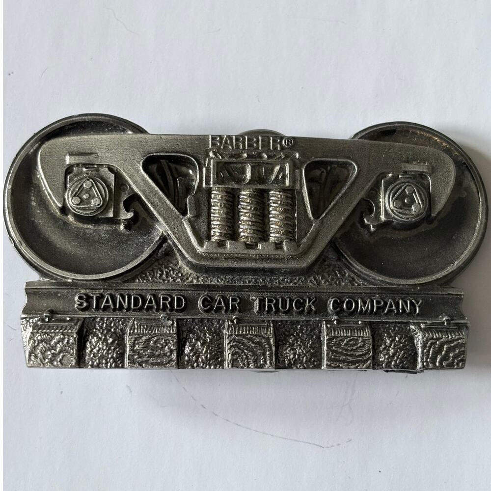 1988 Pewter Limited Edition Barber Standard Car & Truck Co Belt Buckle